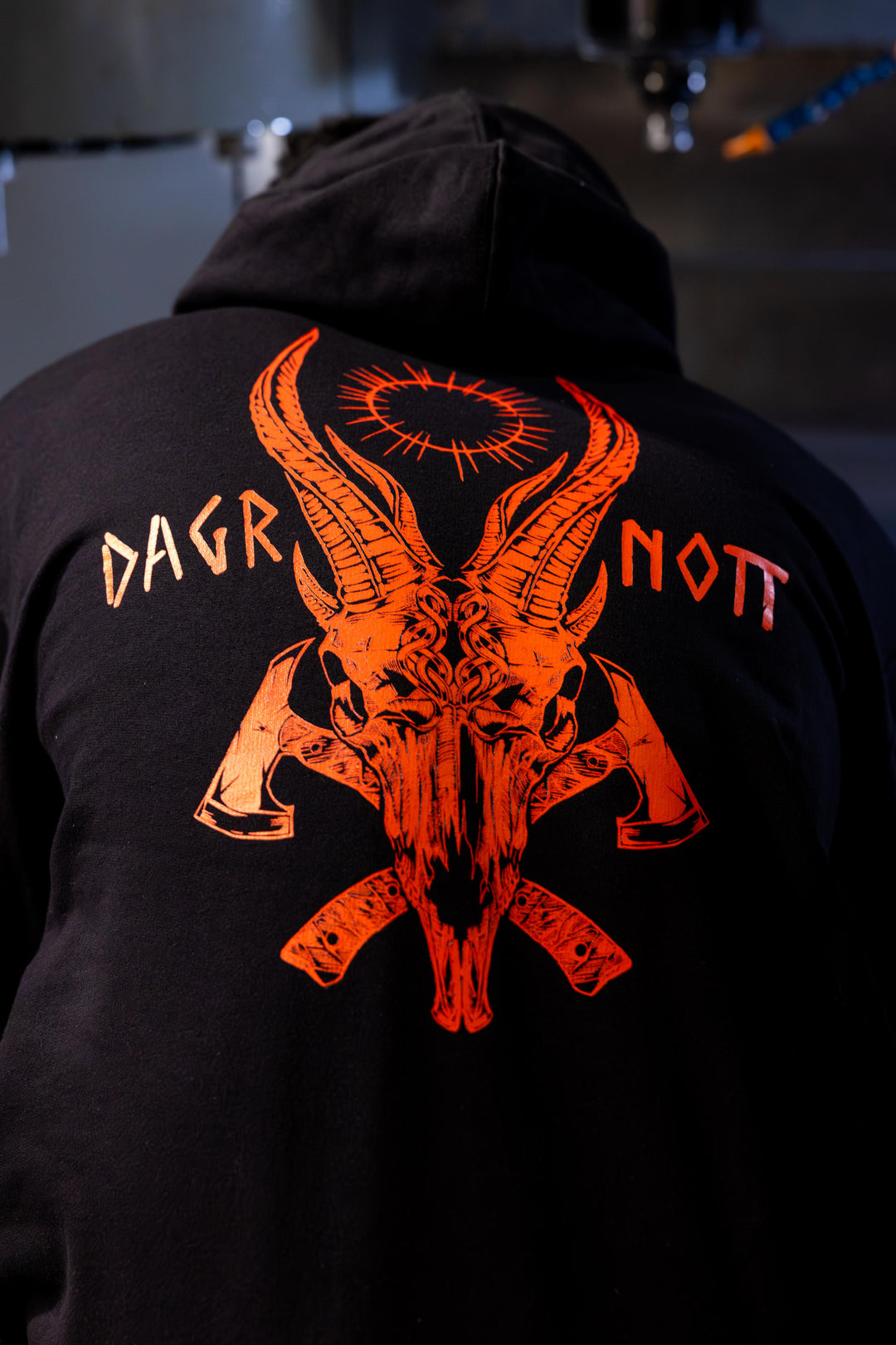 Ibex Skull Dagr & Nott Hoodie