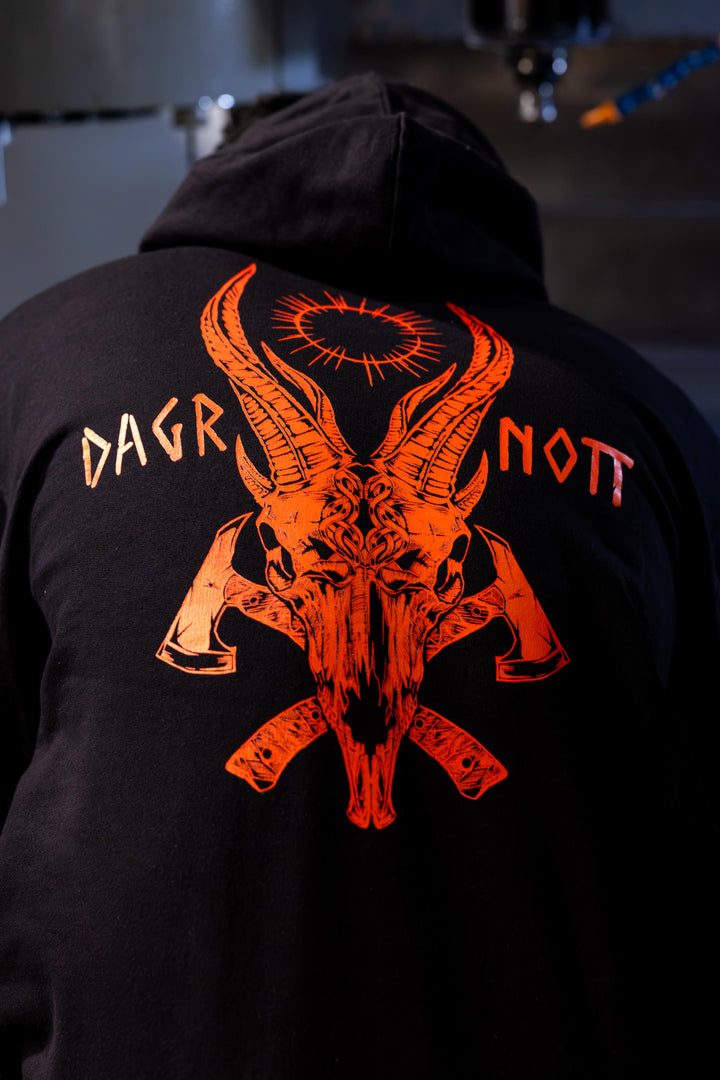 Ibex Skull Dagr & Nott Hoodie