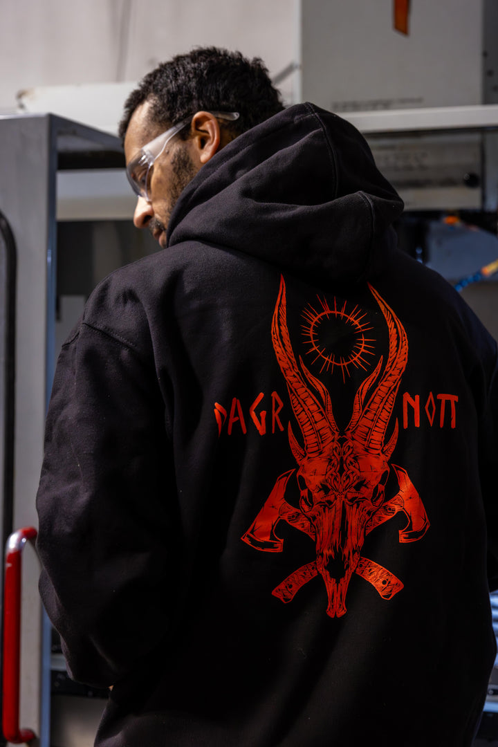 Ibex Skull Dagr & Nott Hoodie