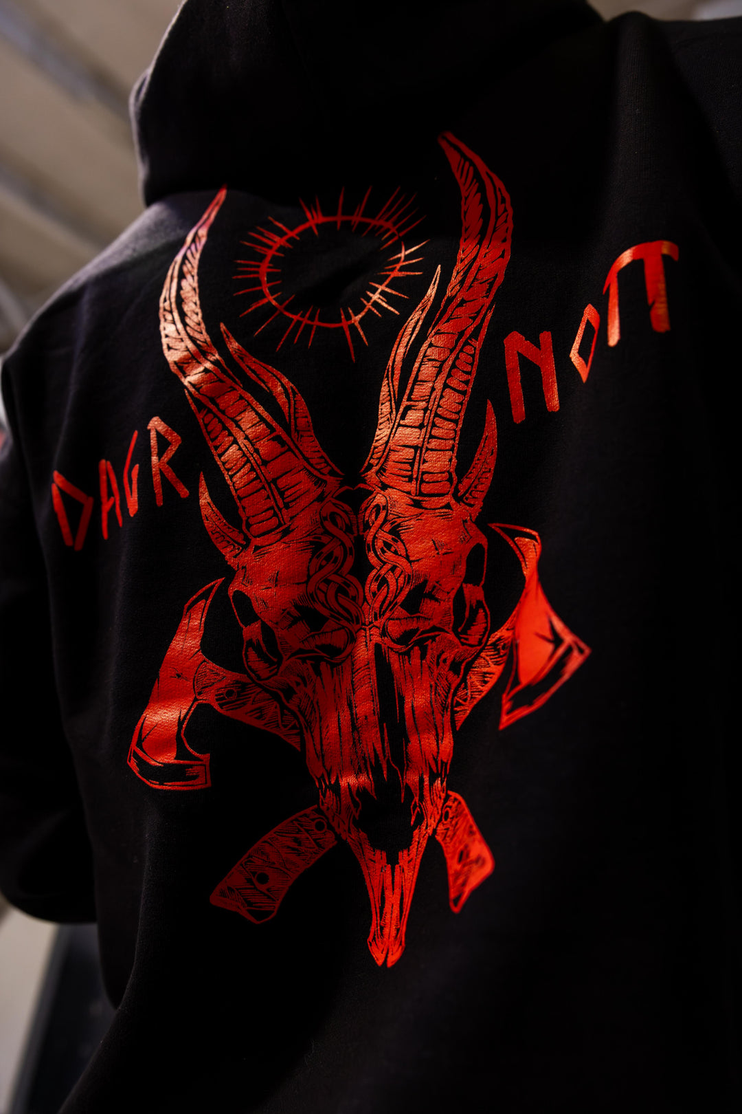 Ibex Skull Dagr & Nott Hoodie