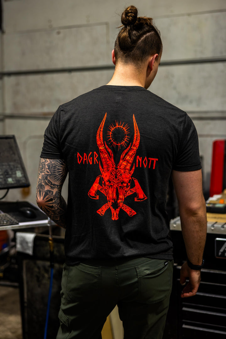 Ibex Skull Dagr & Nott T Shirt