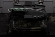 The warlord,  a strong American made Magnacut fixed blade.