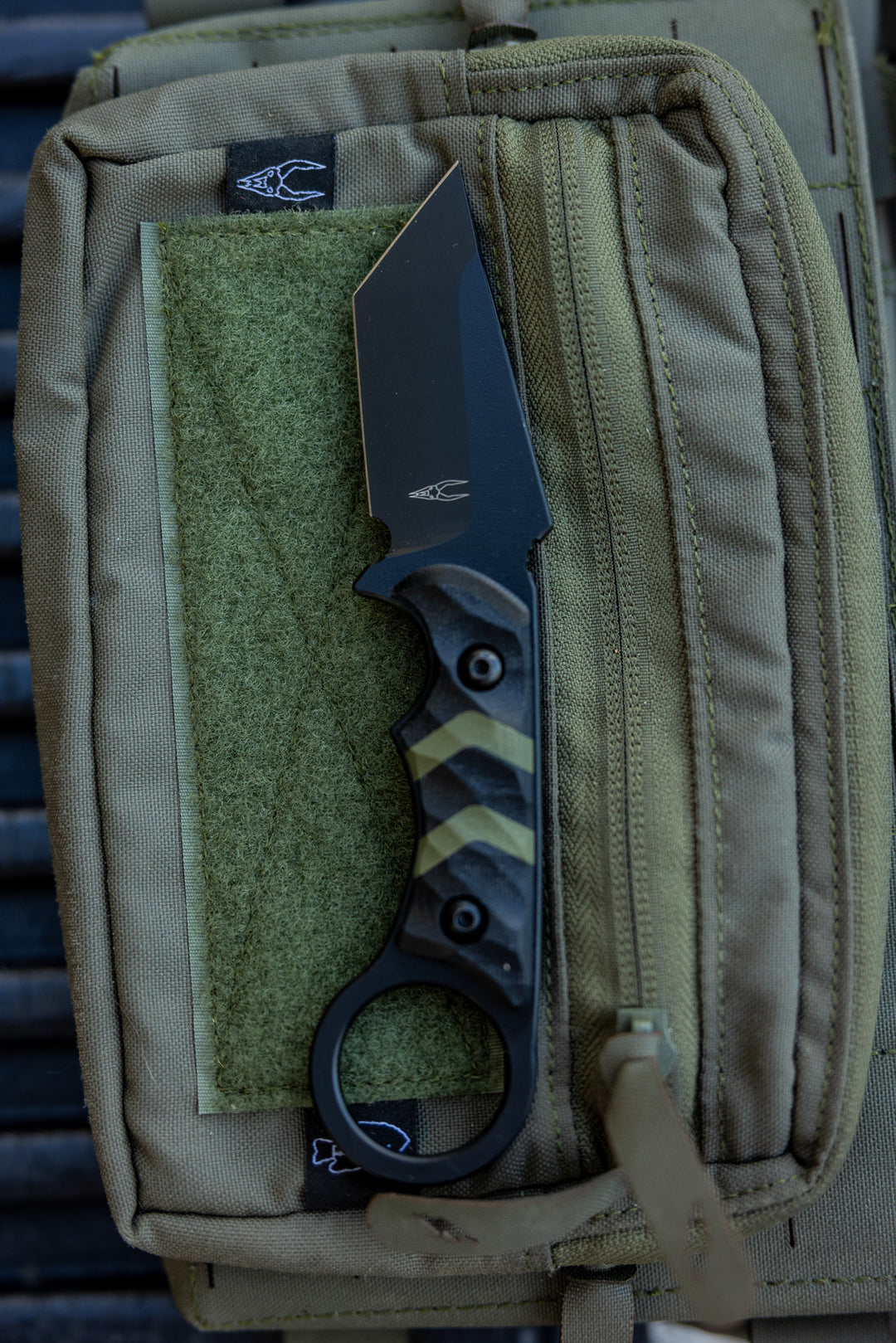 OD-Green Arrowhead Ringed Tanto