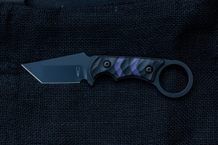 Purple Arrowhead Ringed Tanto