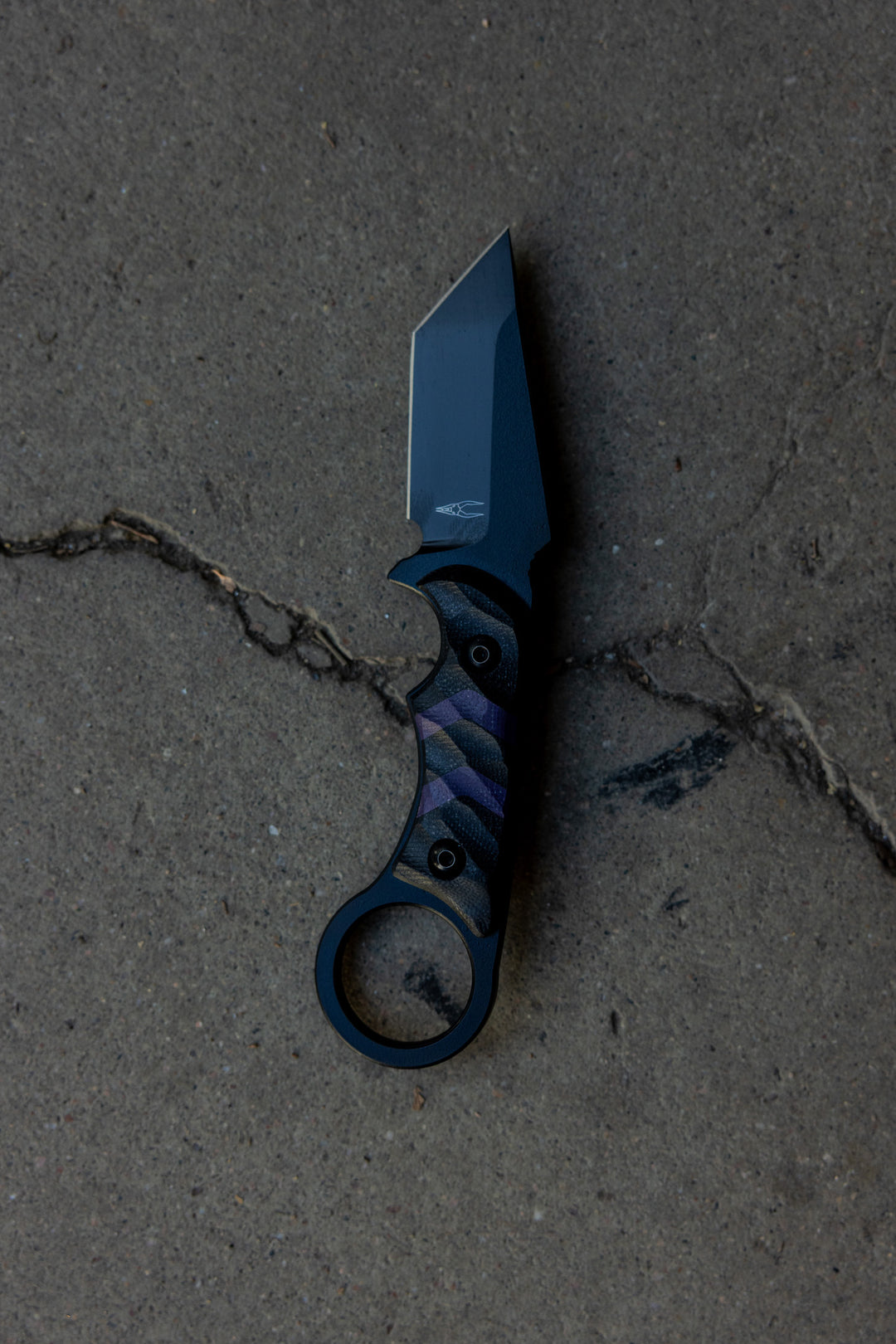 Purple Arrowhead Ringed Tanto