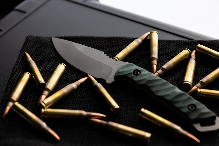 The Dagr and Nott Warlord shown on a nice background surrounded by tools of the trade.