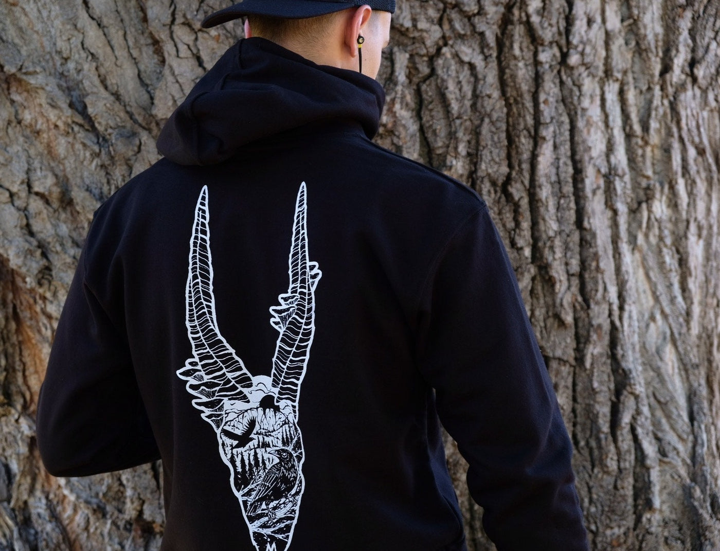 Black Heavy Weight Pullover Hoodie- Made in the USA